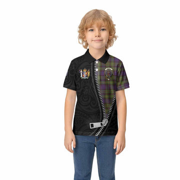 Rollo Tartan Kid Polo Shirt New Zealand Pattern Unique Zipper Stylized