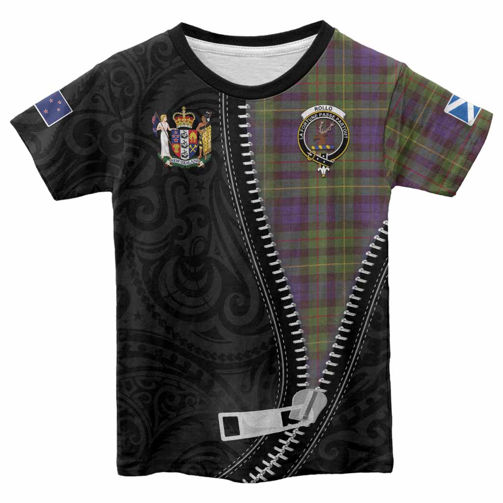 Rollo Tartan Kid T-shirt New Zealand Pattern Unique Zipper Stylized