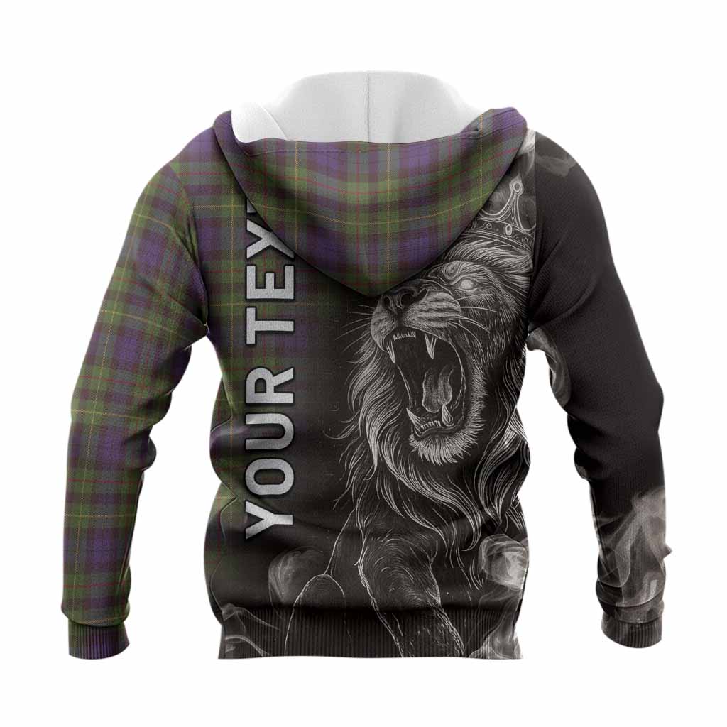 Rollo Tartan Knitted Hoodie Roaring Lion Heritage
