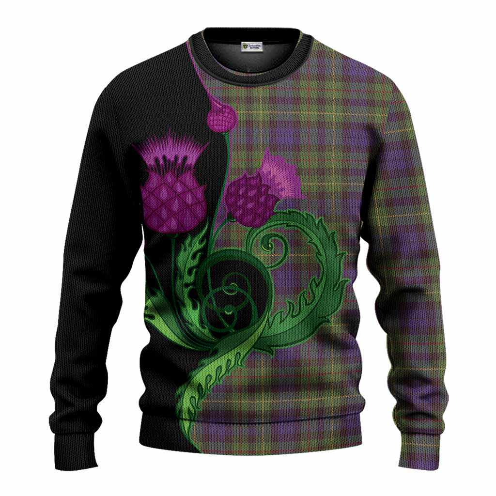 Rollo Tartan Knitted Sweater Traditional Scottish Thistle