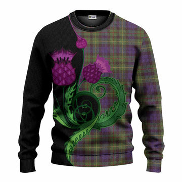 Rollo Tartan Knitted Sweater Traditional Scottish Thistle