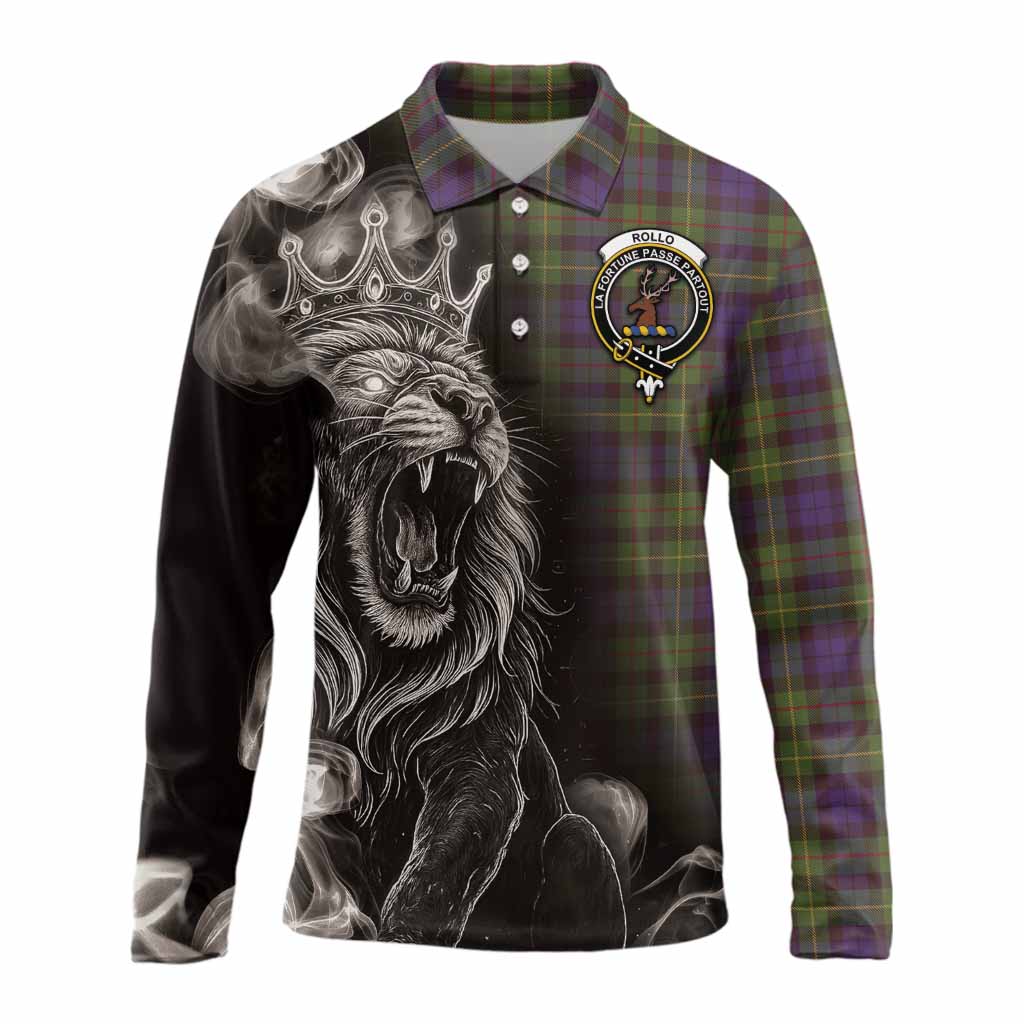 Rollo Tartan Long Sleeve Polo Shirt Roaring Lion Heritage