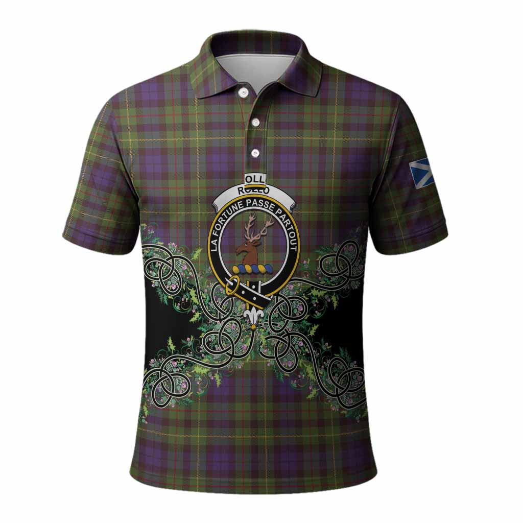 Rollo Tartan Polo Shirt Thistle Scottish Spirit