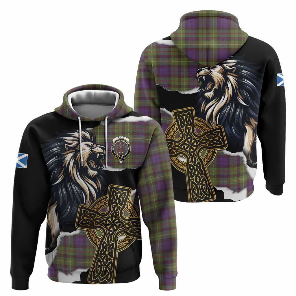 Rollo Tartan Scottish Hoodie Lion Celtic Heritage