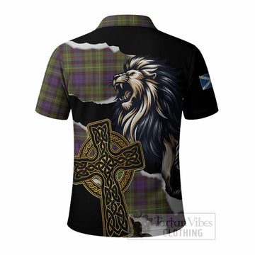 Rollo Tartan Scottish Polo Shirt Lion Celtic Heritage