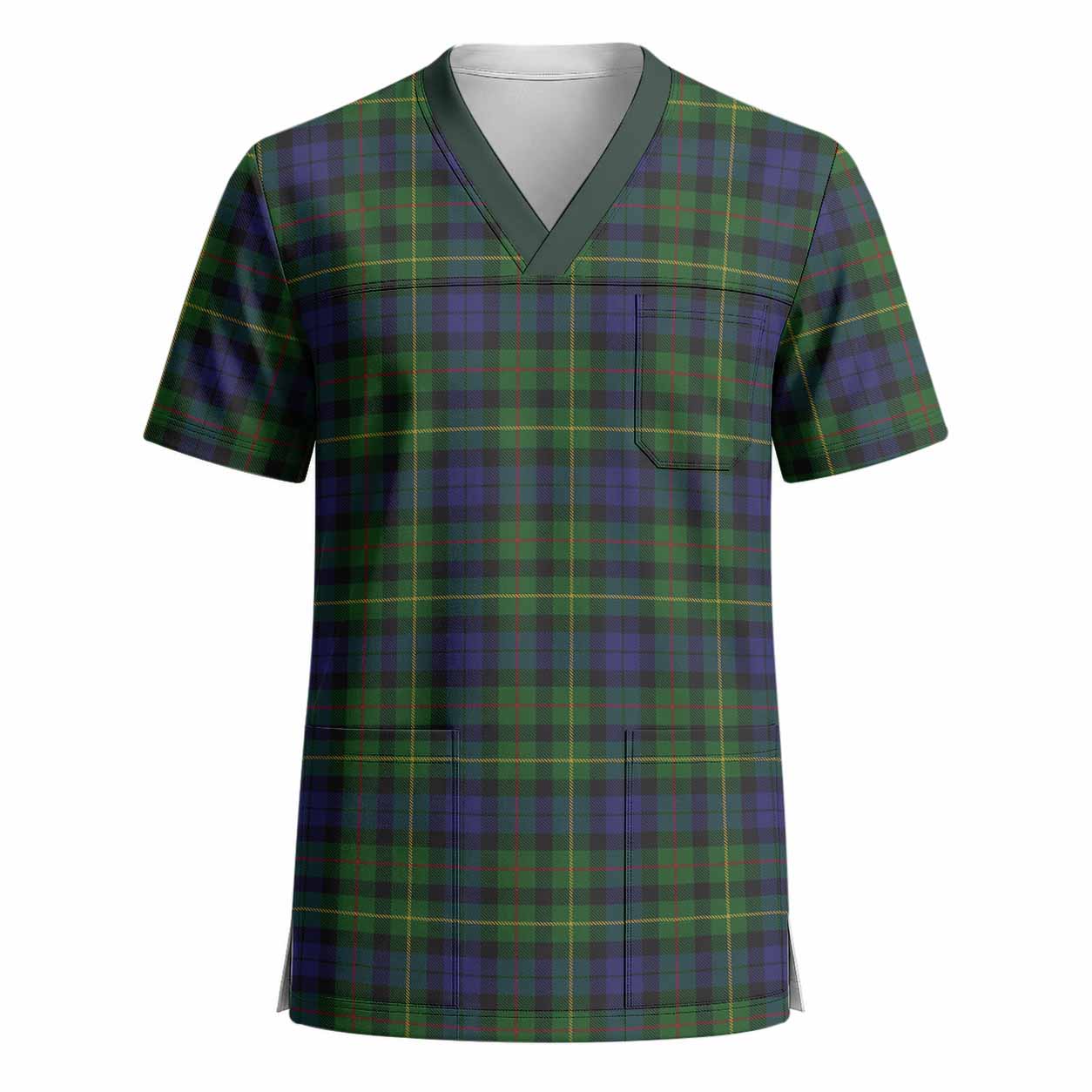 Rollo Tartan Scrub Top - Tartan Vibes Clothing