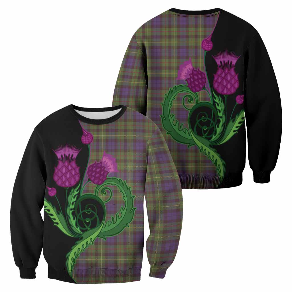 Rollo Tartan Sweatshirt Traditional Scottish Thistle