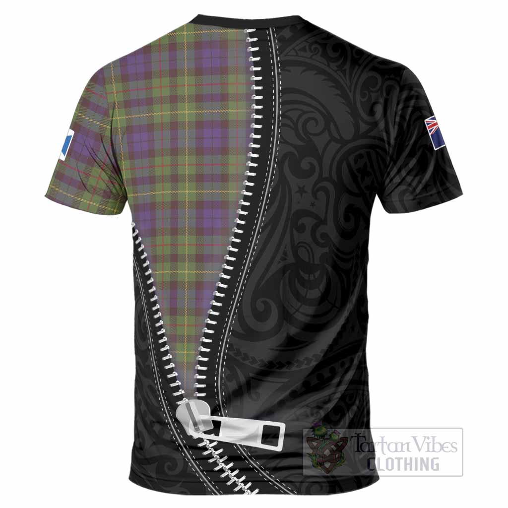 Rollo Tartan T-Shirt New Zealand Pattern Unique Zipper Stylized