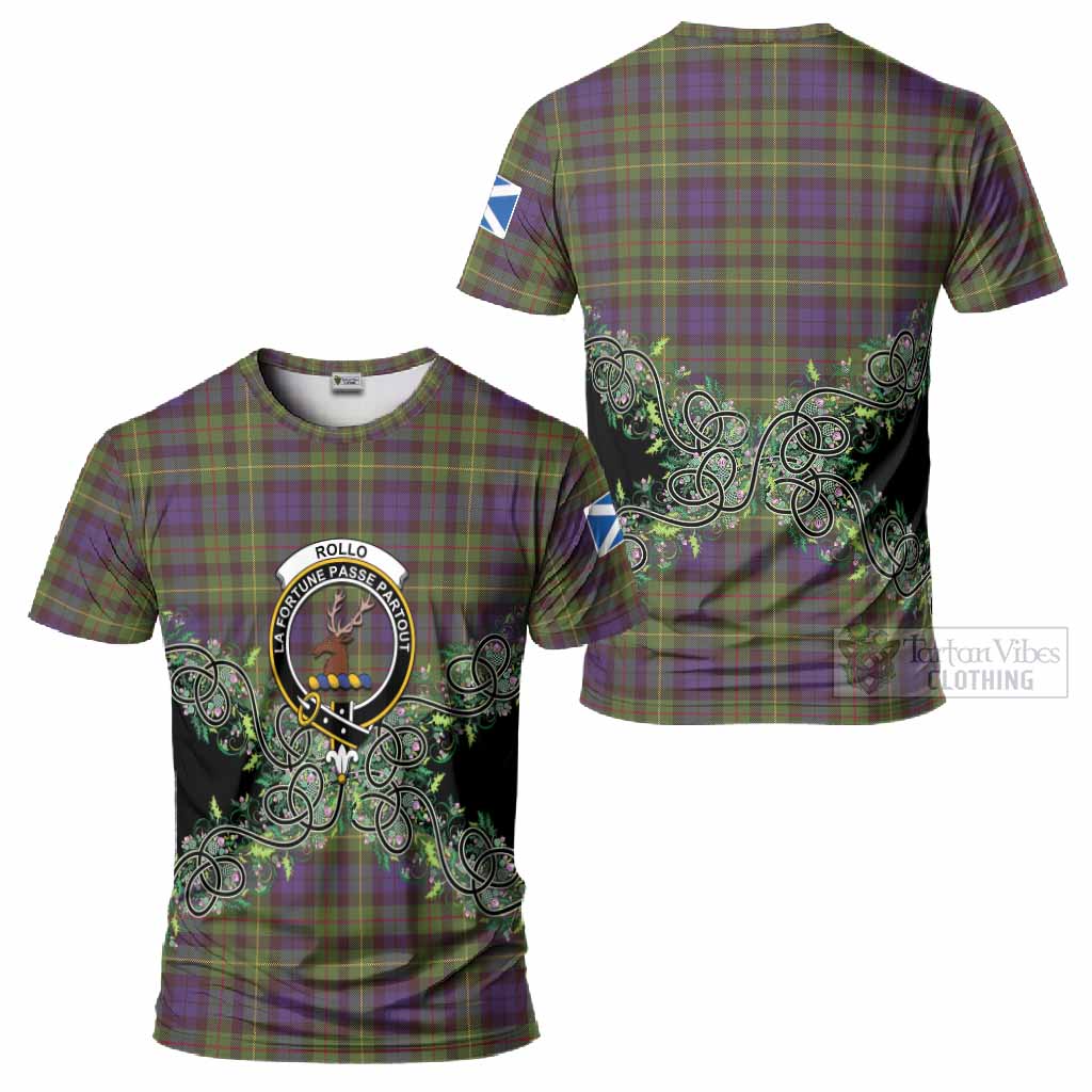 Rollo Tartan T-Shirt Thistle Scottish Spirit