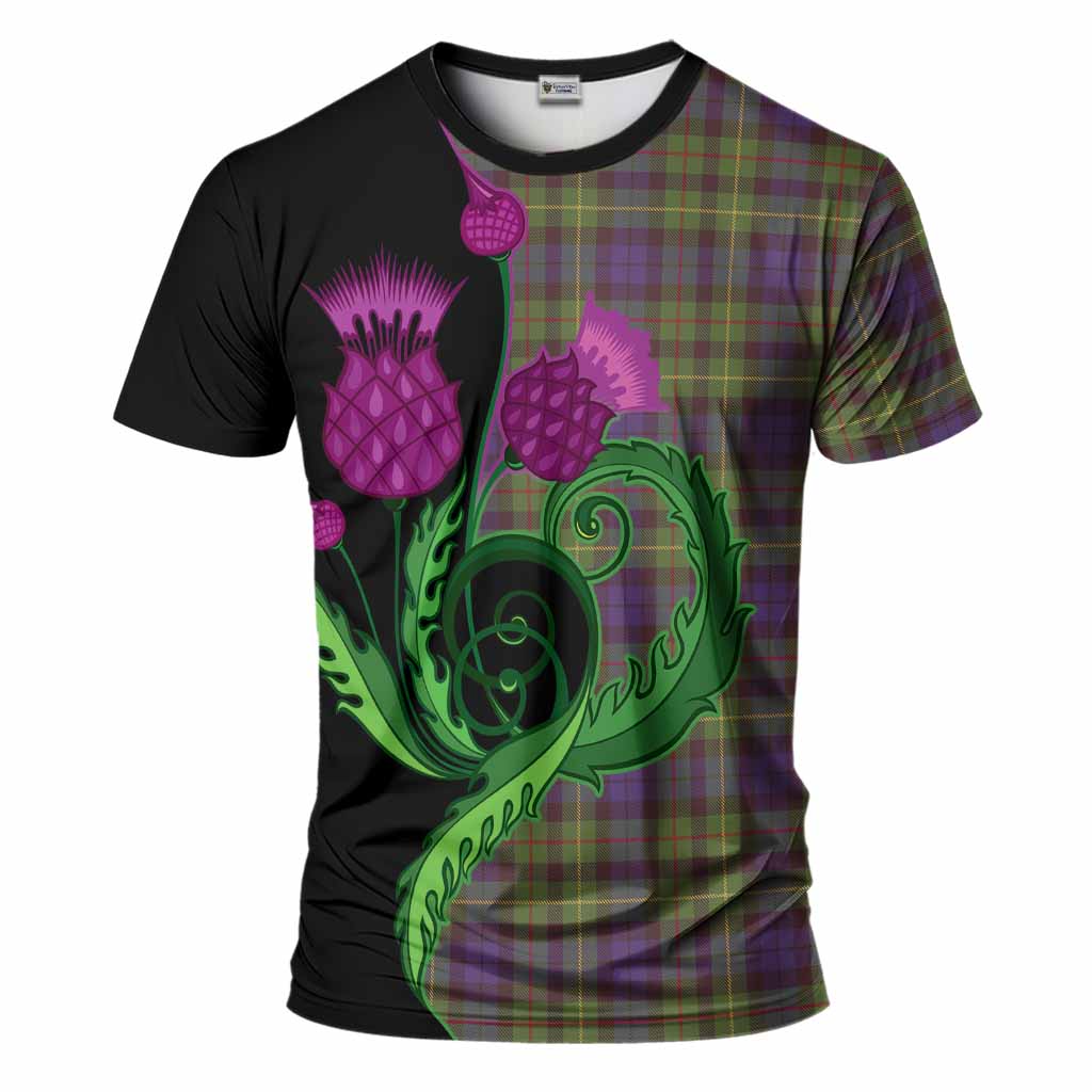 Rollo Tartan T-Shirt Traditional Scottish Thistle
