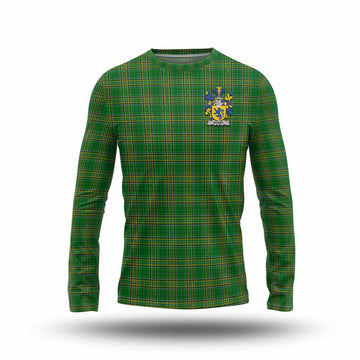 Roney Irish Clan Tartan Long Sleeve T-Shirt with Coat of Arms