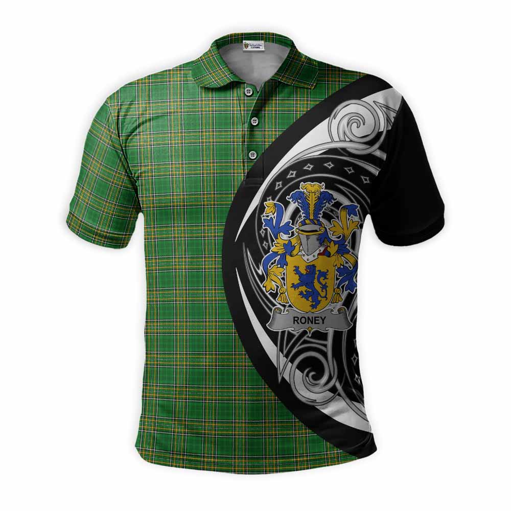 Tartan Vibes Clothing Roney Irish Clan Polo Shirt Celtic Circle Style