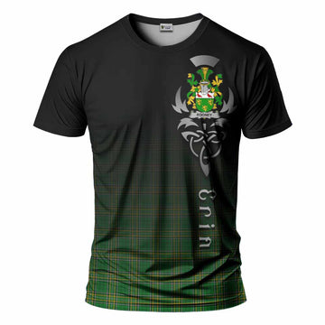 Rooney Irish Clan T-Shirt with Coat of Arms Erin Go Bragh Celtic Inspired