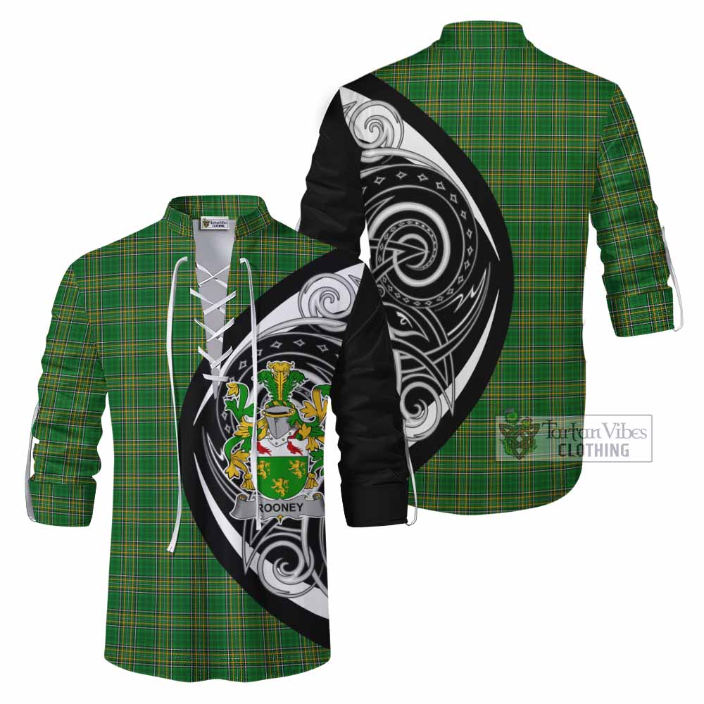 Rooney Irish Clan Ghillie Kilt Shirt Celtic Circle Style - Tartan Vibes Clothing