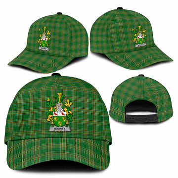 Rooney Irish Clan Tartan Classic Cap with Coat of Arms