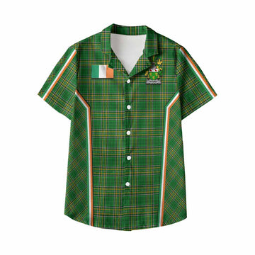 Rooney Irish Clan Coat of Arm Tartan Kid Hawaiian Shirt Flag Style
