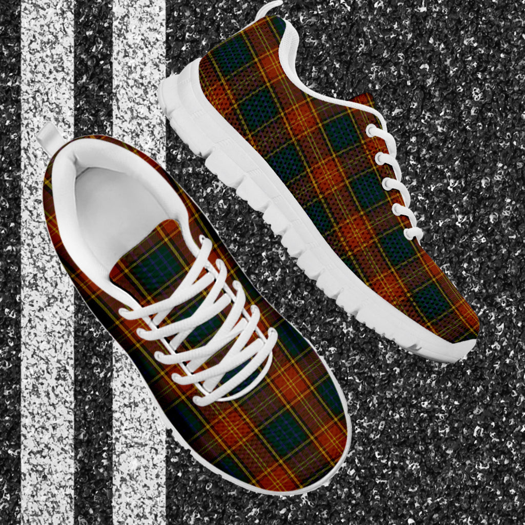Roscommon County Ireland Tartan Sneakers - Tartan Vibes Clothing