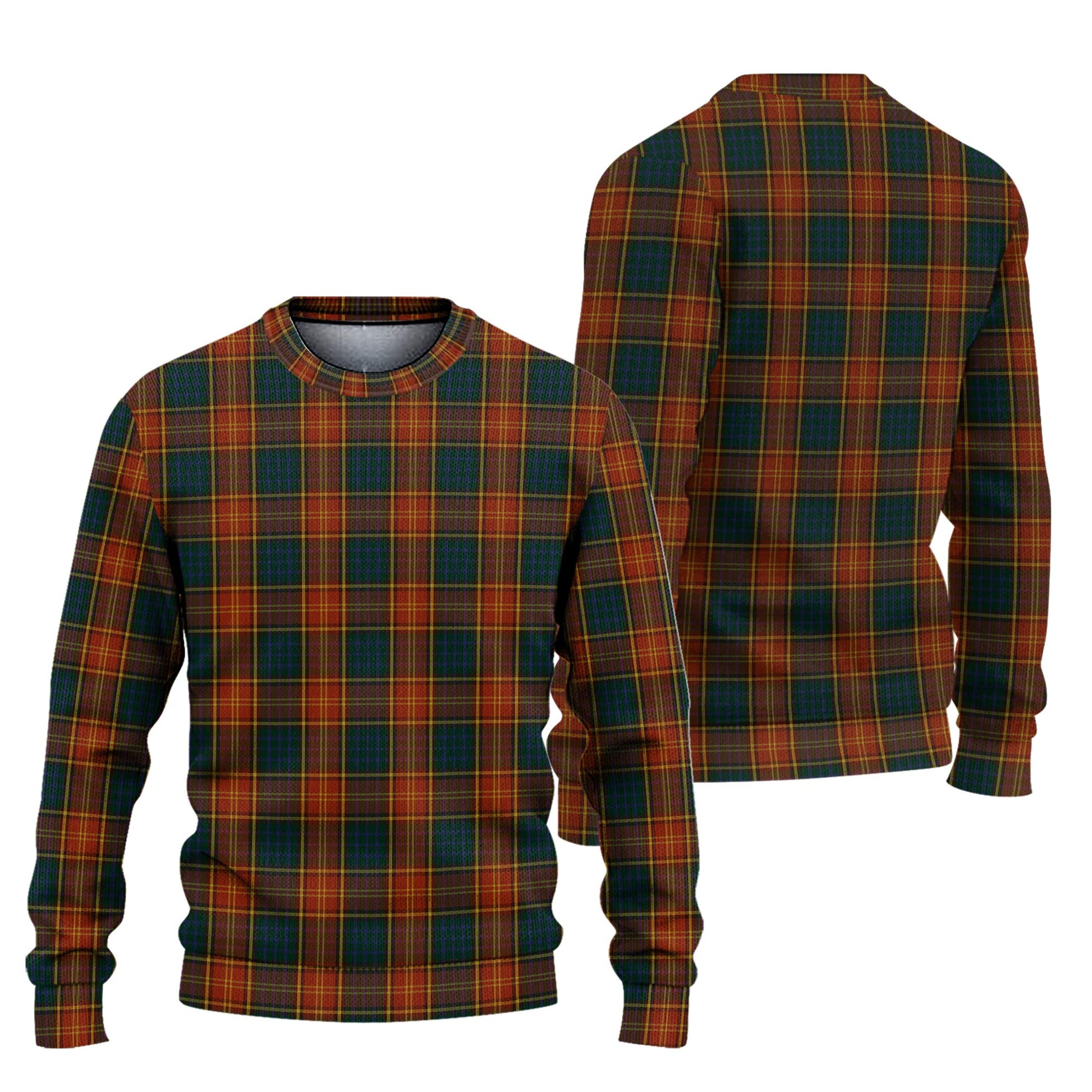 Roscommon County Ireland Tartan Ugly Sweater Unisex - Tartan Vibes Clothing