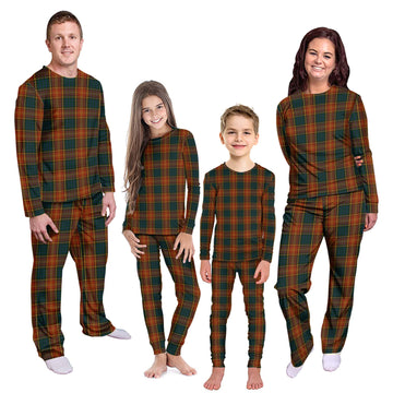 Roscommon County Ireland Tartan Pajamas Family Set