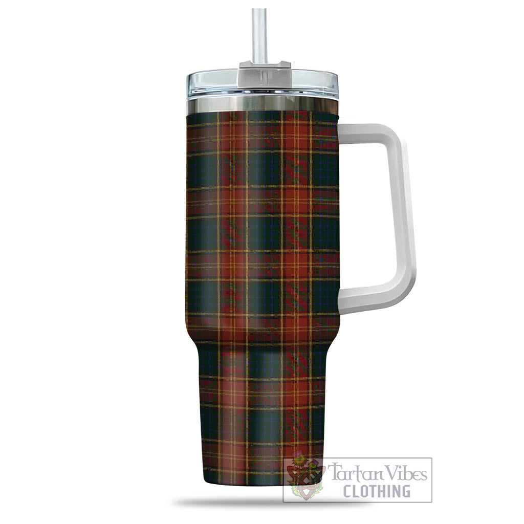 Roscommon County Ireland Tartan Tumbler with Handle - Tartan Vibes Clothing