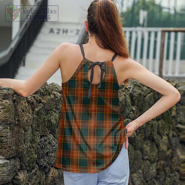 Roscommon County Ireland Tartan Loose Halter Neck Camisole