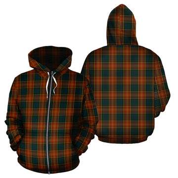 Roscommon County Ireland Tartan Hoodie