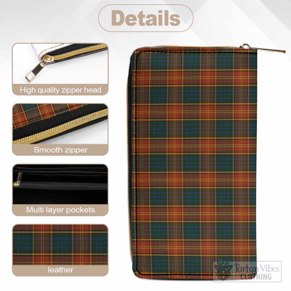Roscommon County Ireland Tartan Women's Leather Wallet - Tartan Vibes Clothing