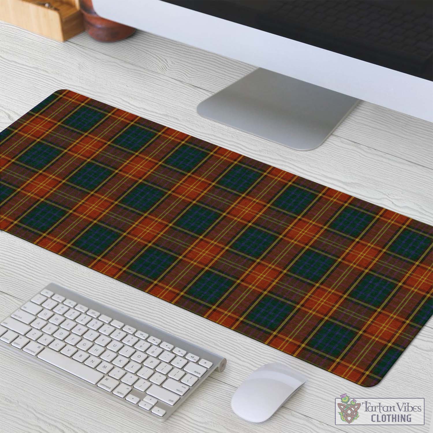 Tartan Vibes Clothing Roscommon County Ireland Tartan Mouse Pad