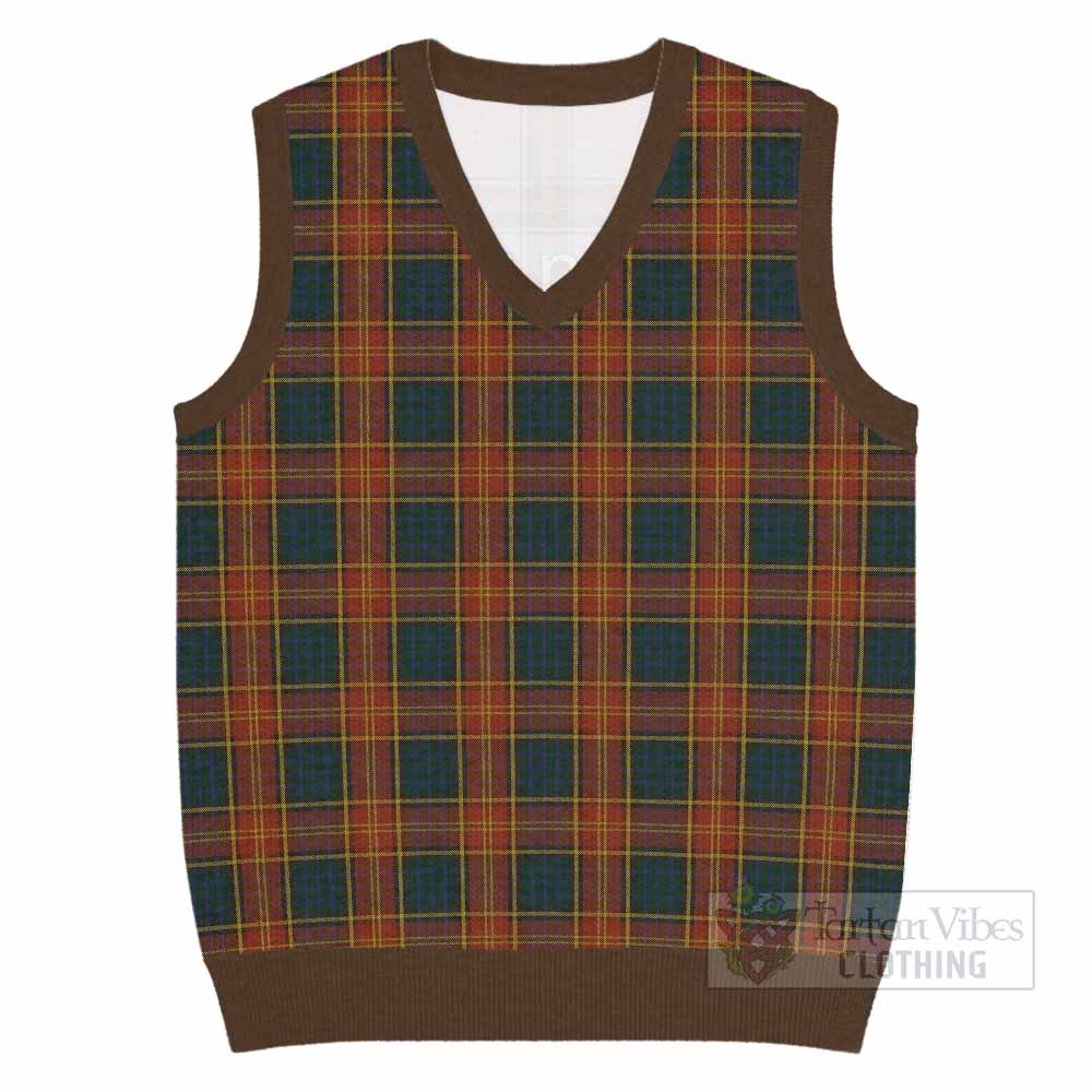 Roscommon County Ireland Tartan Knitted V-Neck Vest - Tartan Vibes Clothing