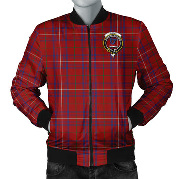 Rose Tartan Bomber Jacket with Family Crest