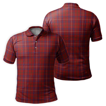 Rose Tartan Mens Polo Shirt