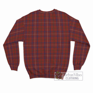 Rose Tartan Sweatshirt with Family Crest DNA In Me Style - Tartanvibesclothing Shop