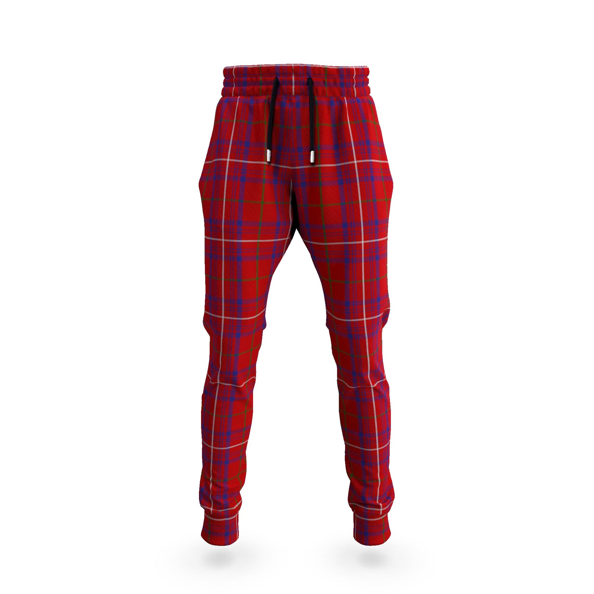 Rose Tartan Joggers Pants 5XL - Tartan Vibes Clothing