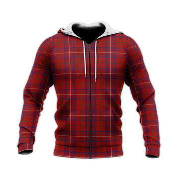 Rose Tartan Knitted Hoodie