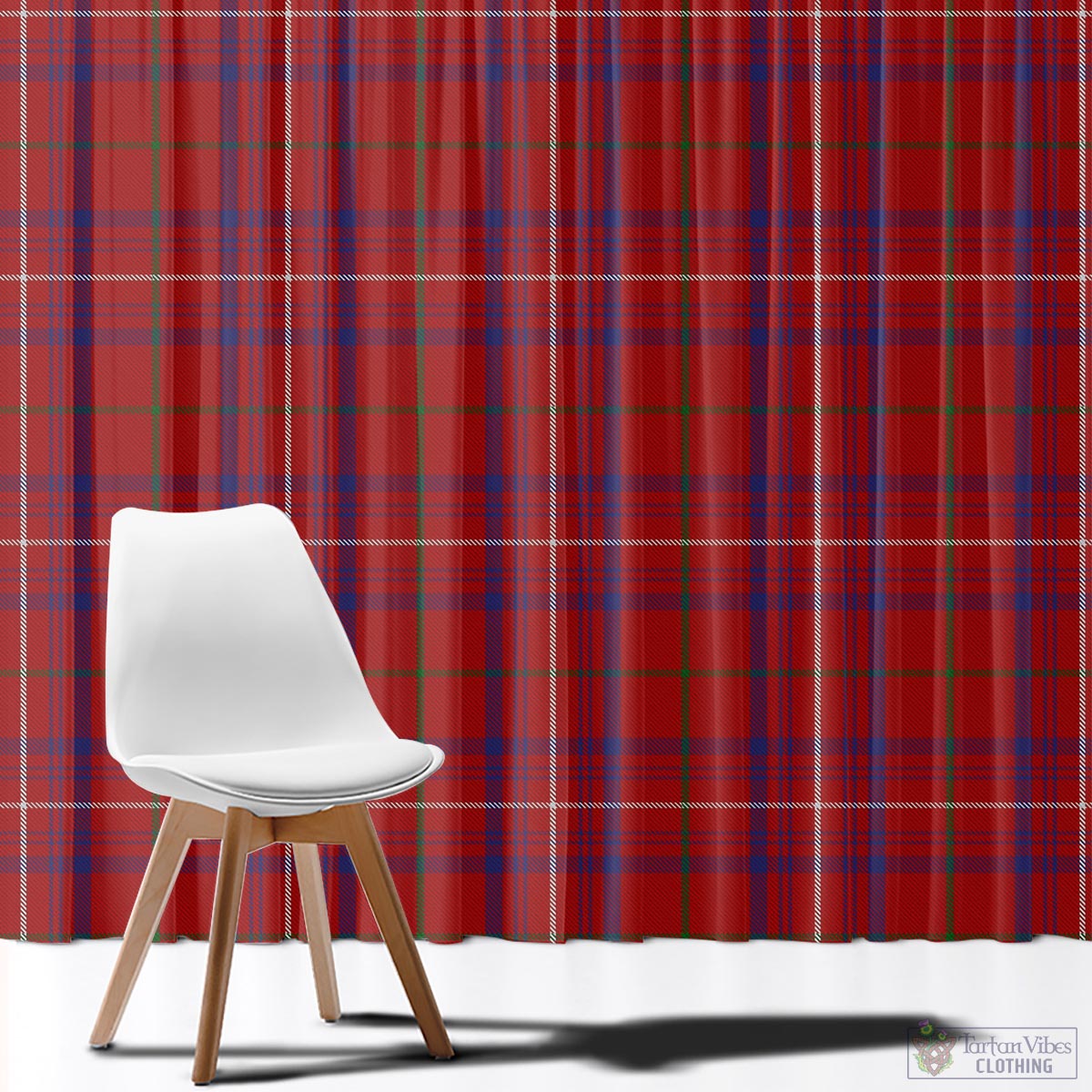 Rose Tartan Window Curtain