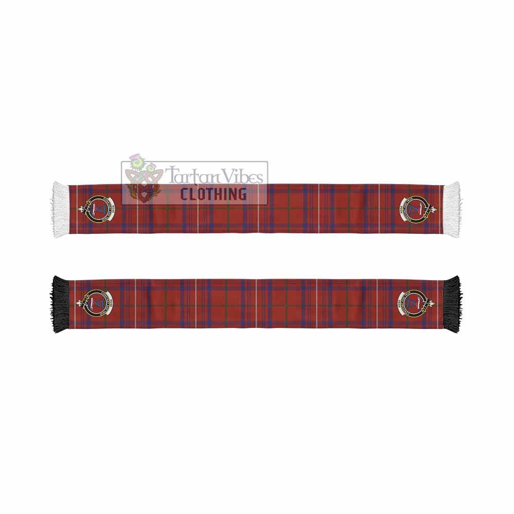 Tartan Vibes Clothing Rose Tartan Ruffneck Scarf with Family Crest