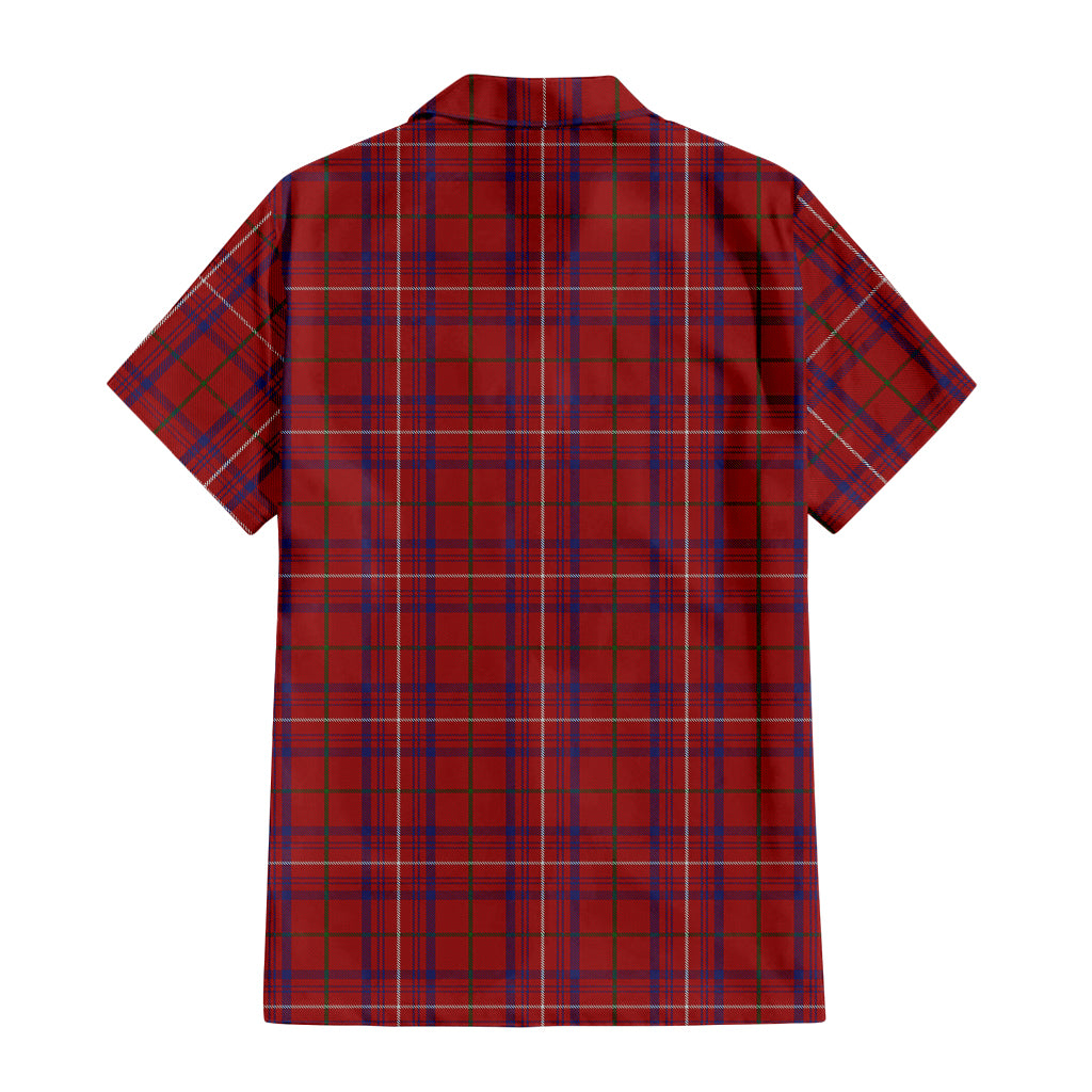 rose-tartan-short-sleeve-button-down-shirt-with-family-crest