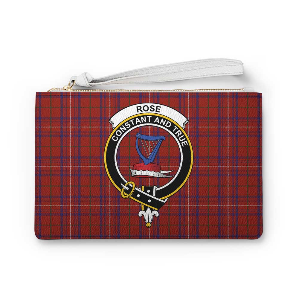 Tartan Vibes Clothing Rose Family Crest Tartan Clutch Bag