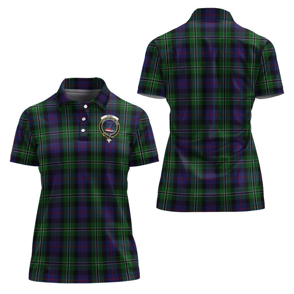 rose-hunting-tartan-polo-shirt-with-family-crest-for-women