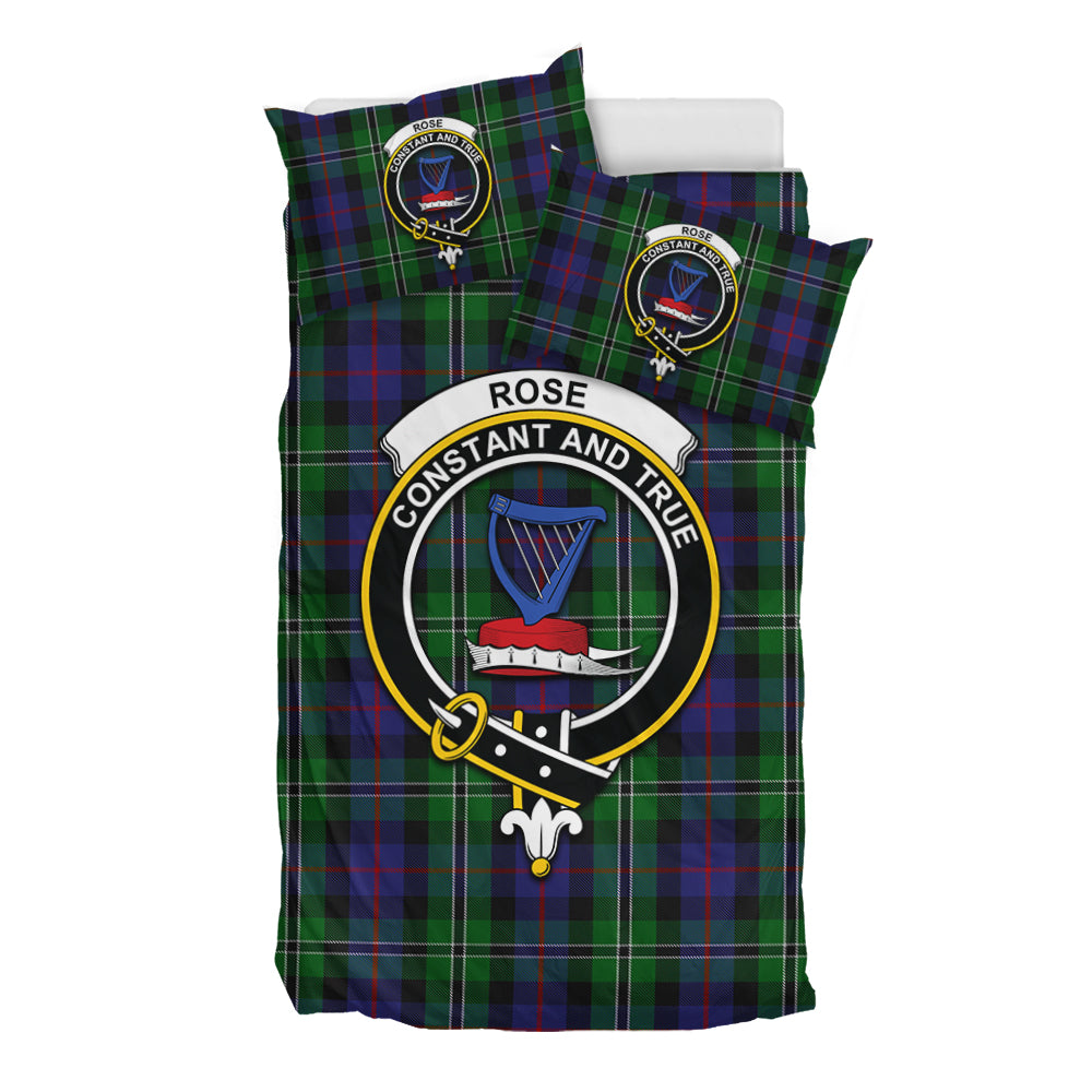 rose-hunting-tartan-bedding-set-with-family-crest