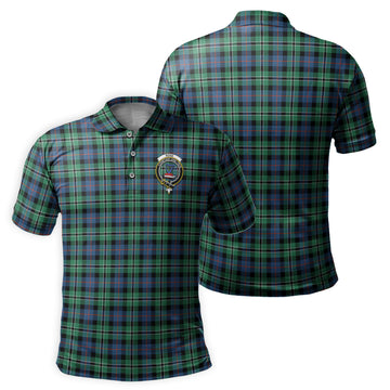 Rose Hunting Ancient Tartan Men's Polo Shirt with Family Crest