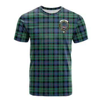 Rose Hunting Ancient Tartan T-Shirt with Family Crest