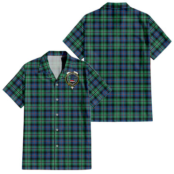 rose-hunting-ancient-tartan-short-sleeve-button-down-shirt-with-family-crest