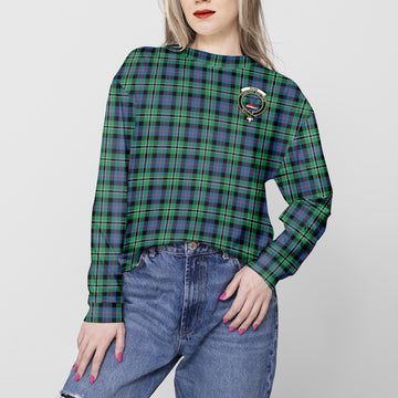 Rose Hunting Ancient Tartan Sweatshirt with Family Crest