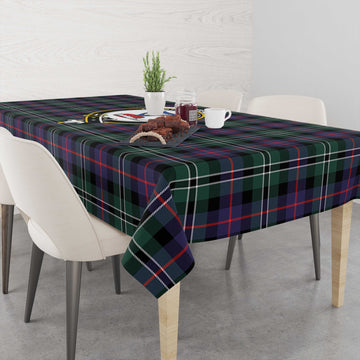 Rose Hunting Modern Tatan Tablecloth with Family Crest