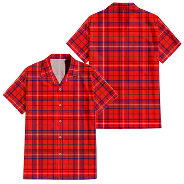 rose-modern-tartan-short-sleeve-button-down-shirt