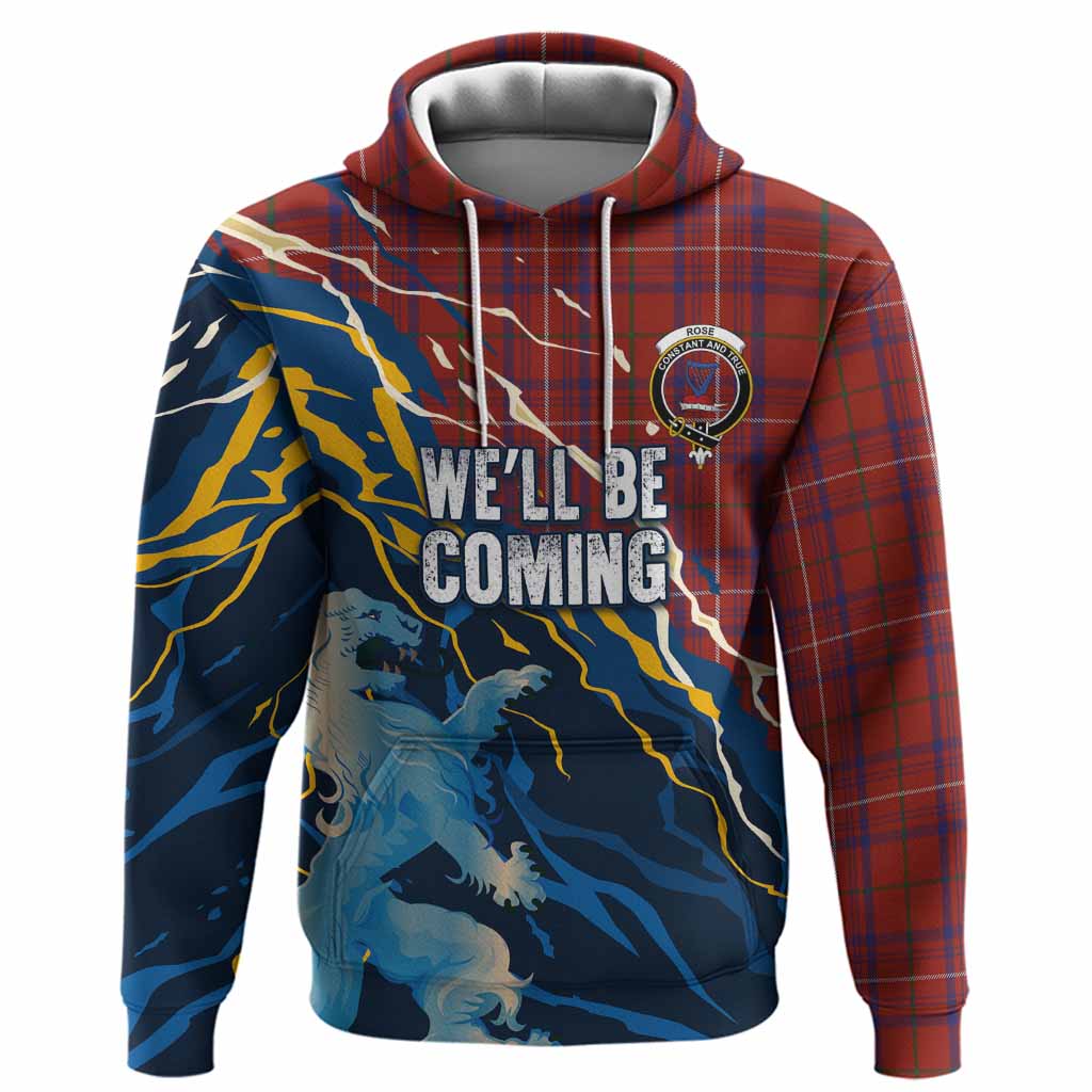 Rose Scotland Tartan Hoodie WC2026 Football - We'll Be Coming