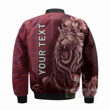 Rose Tartan Bomber Jacket Roaring Lion Heritage