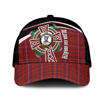 Rose Tartan Crest Classic Cap Scottish Thistle Celtic Cross Alba Gu Brath