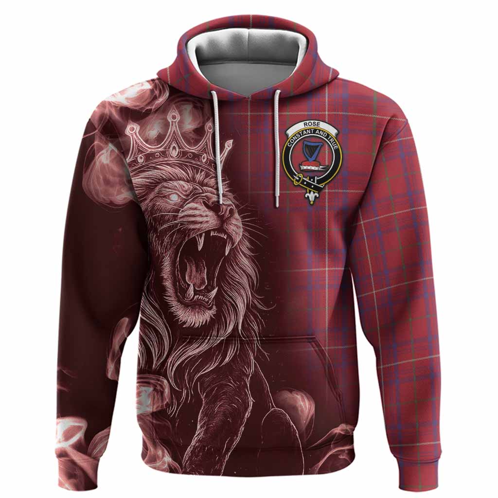 Rose Tartan Hoodie Roaring Lion Heritage